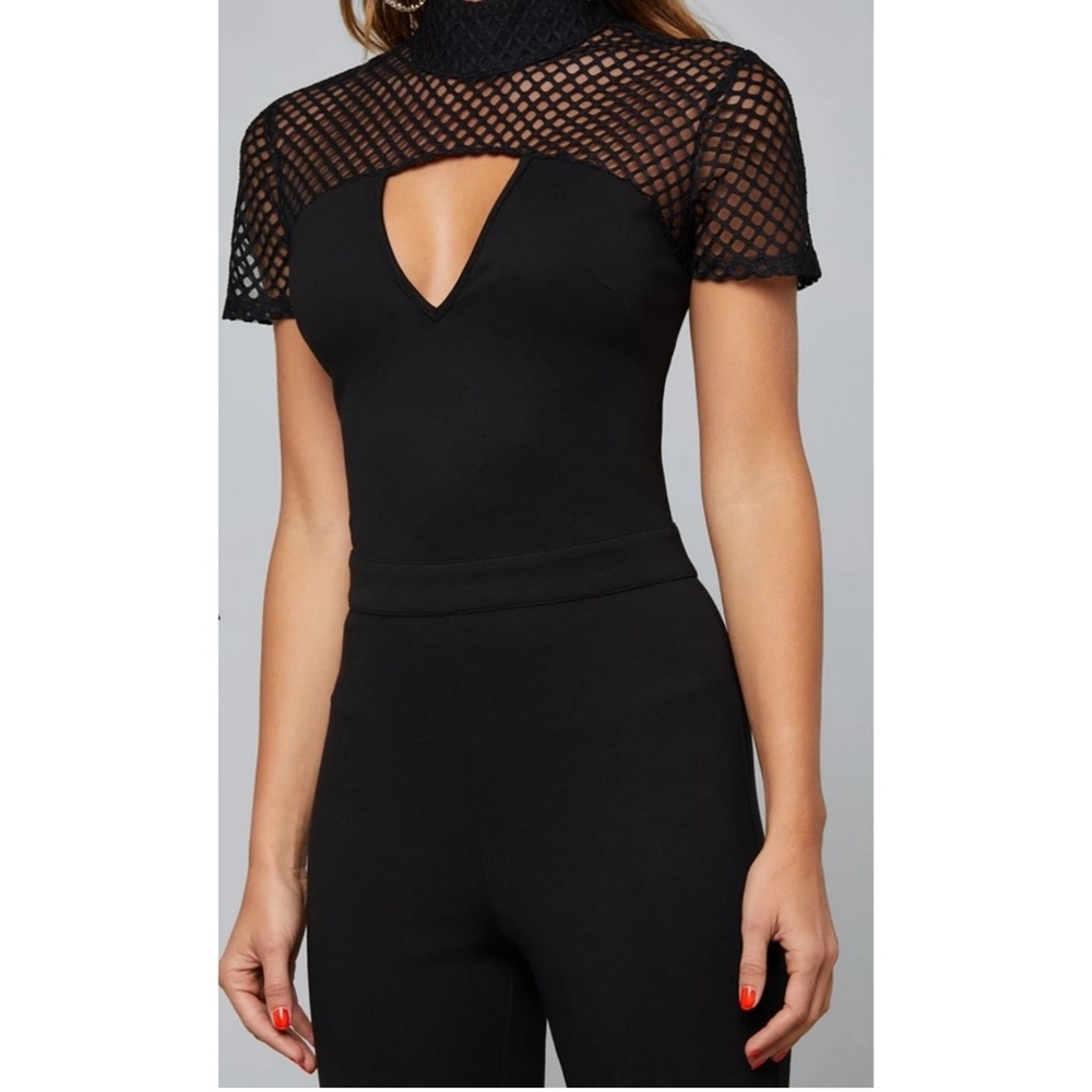 bebe Mesh Knit Catsuit - Picture 4 of 5